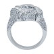 Diamond Fashion Ring in White 18K Gold